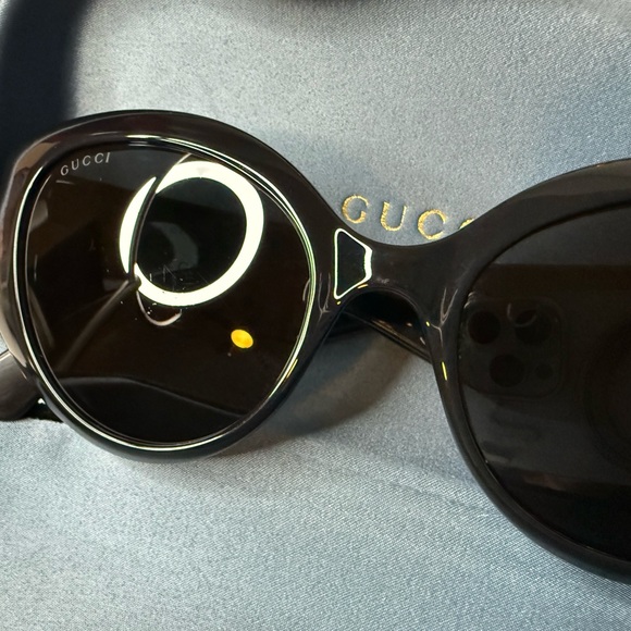 GUCCI GG0809S MATELASSE 0809 Black Quilted Chunky Sunglasses 001 Marmont Logo main image 13